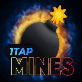 1Tap Mines game by Turbo Games – logo hosted on Duckdice Casino
