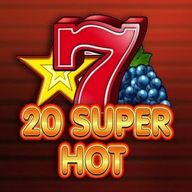 20 Super Hot slot logo by Amusnet Interactive at Duckdice Casino