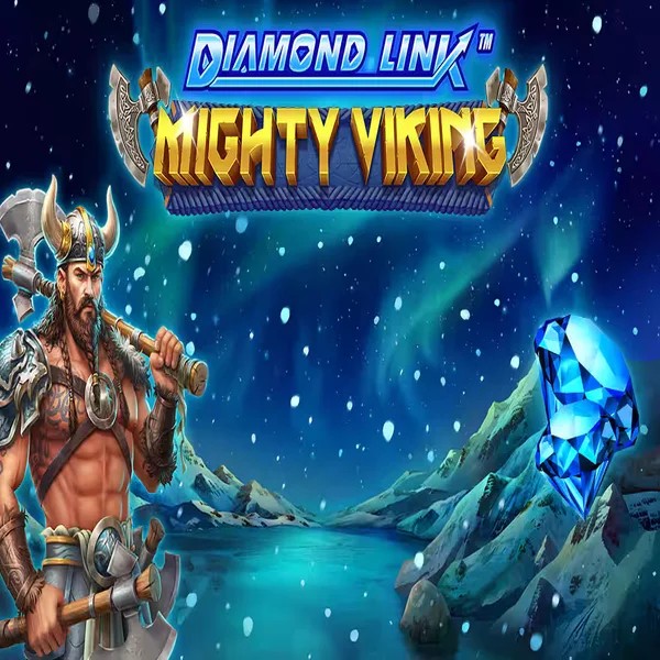 Diamond Link Mighty Viking online game logo by Greentube on duckdicecasino.ca