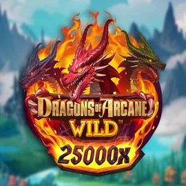 Dragons of Arcane Wild casino game by Foxium – featured logo at Duckdice Casino