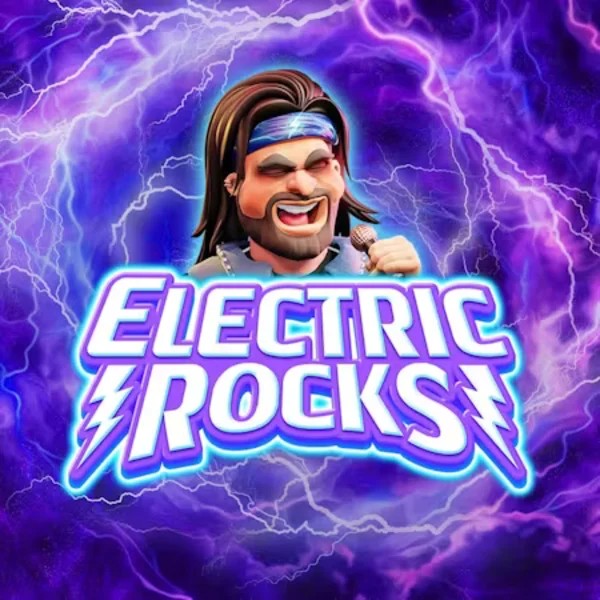 Official Slots logo: Electric Rocks by Inspired Gaming at Duckdice Casino