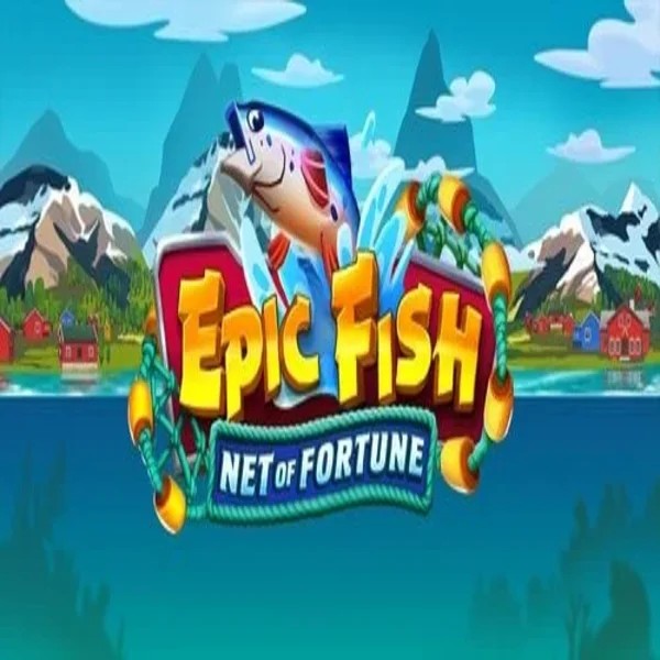 Slots logo of Epic Fish Net of Fortune from Quickspin at Duckdice Casino