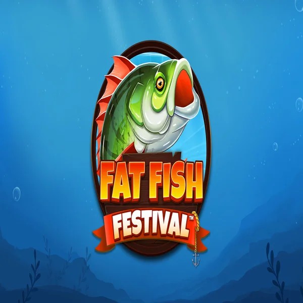 Fat Fish Festival slot logo by Wishbone Games at Duckdice Casino