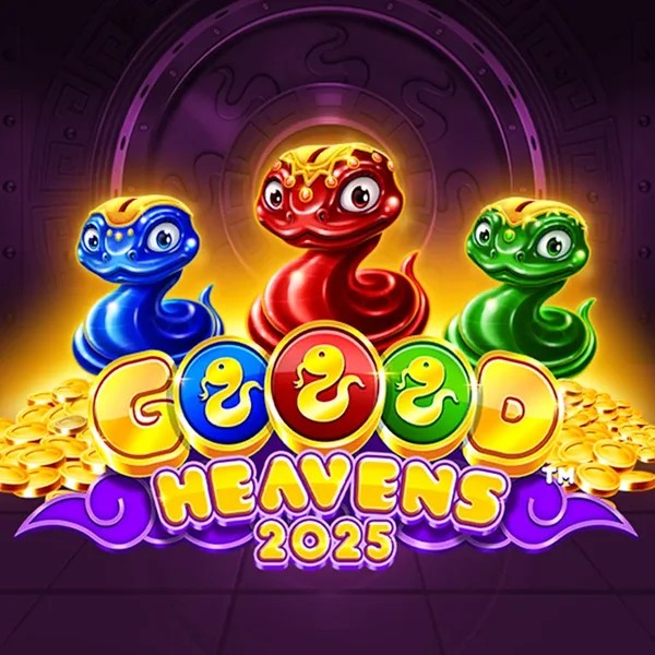 Goood Heavens slot visual from Rarestone Gaming available on duckdicecasino.ca