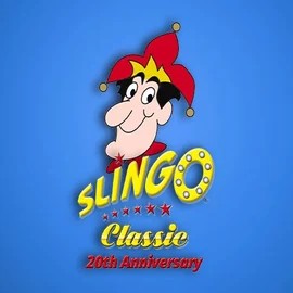 Slingo Classic 20th Anniversary online game logo by Slingo on duckdicecasino.ca