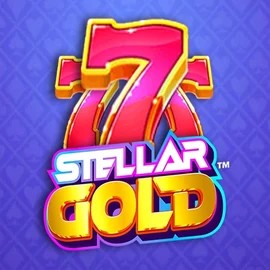 Stellar Gold online game logo by Snowborn Games on duckdicecasino.ca