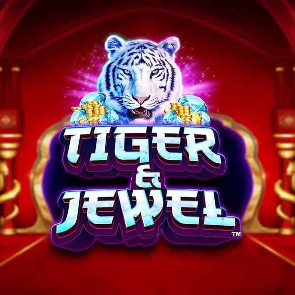 Official Slots logo: Tiger and Jewel by Greentube at Duckdice Casino